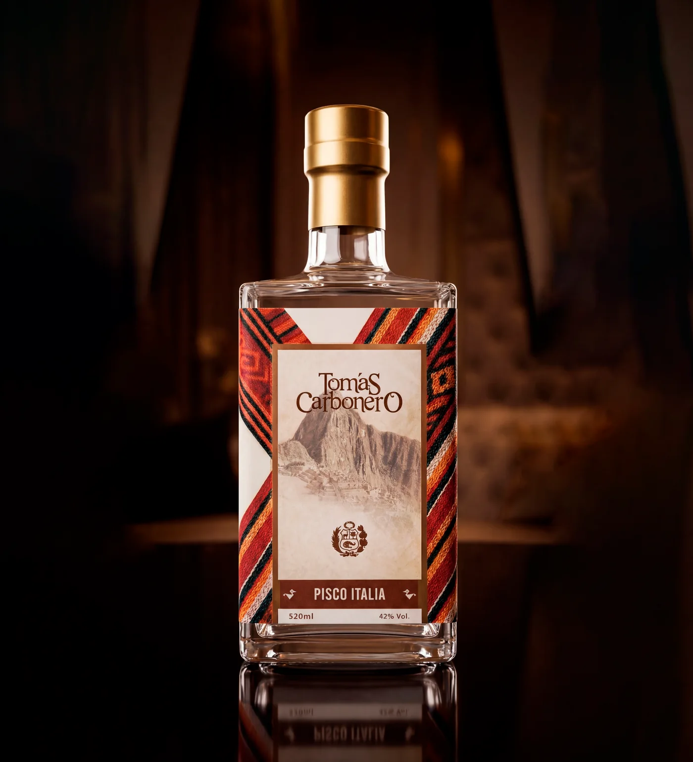 Pisco Italia Tomás Carbonero — Vista frontal