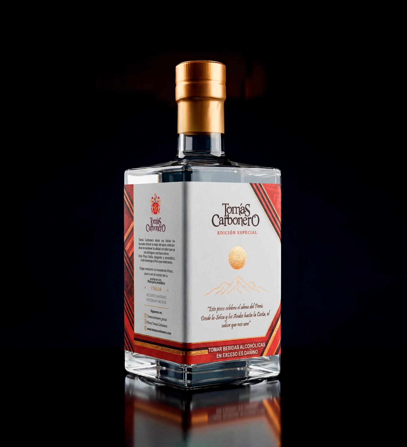 Pisco Italia Tomás Carbonero — Vista lateral 2