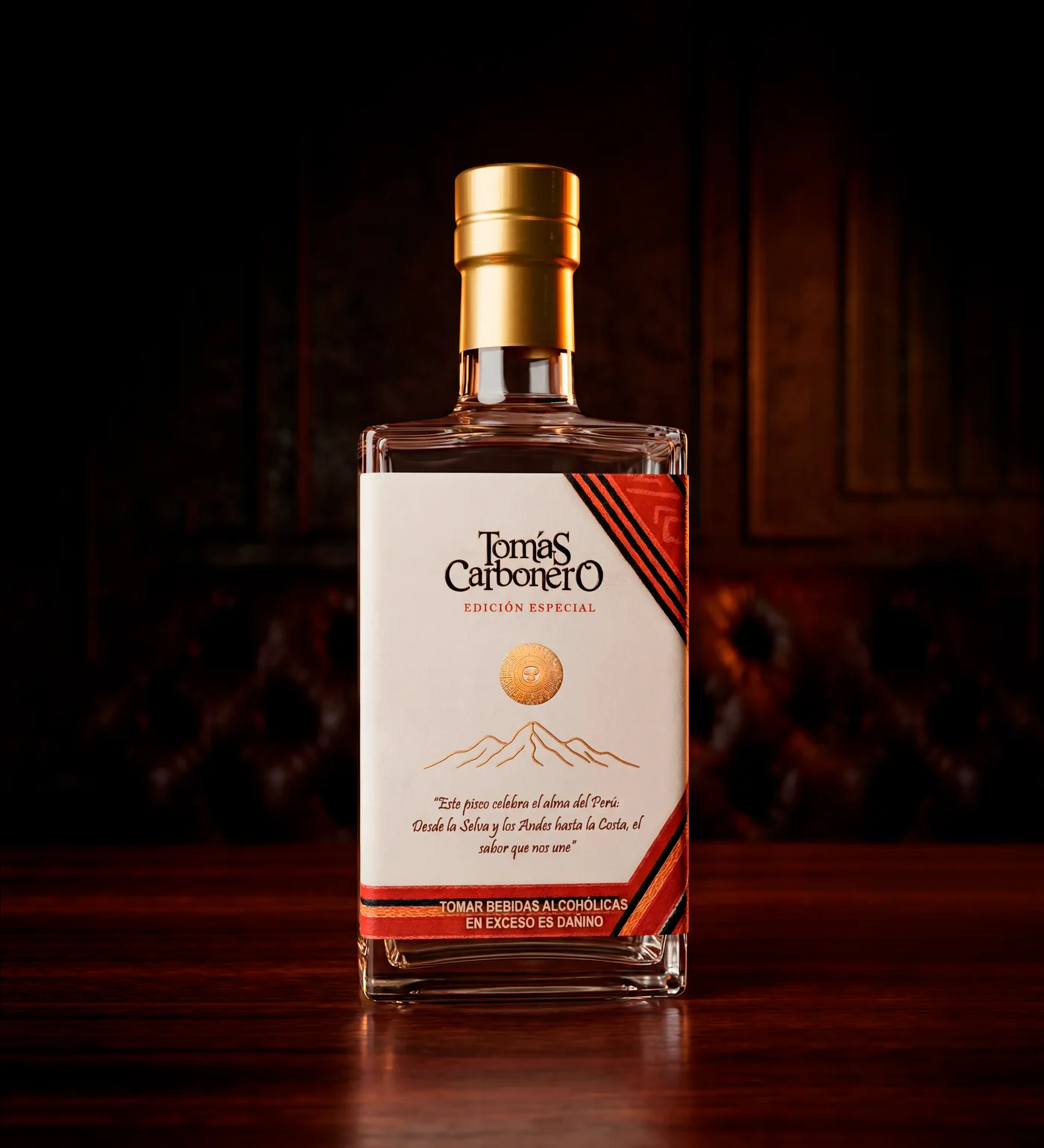 Pisco Italia Tomás Carbonero — Vista trasera 1