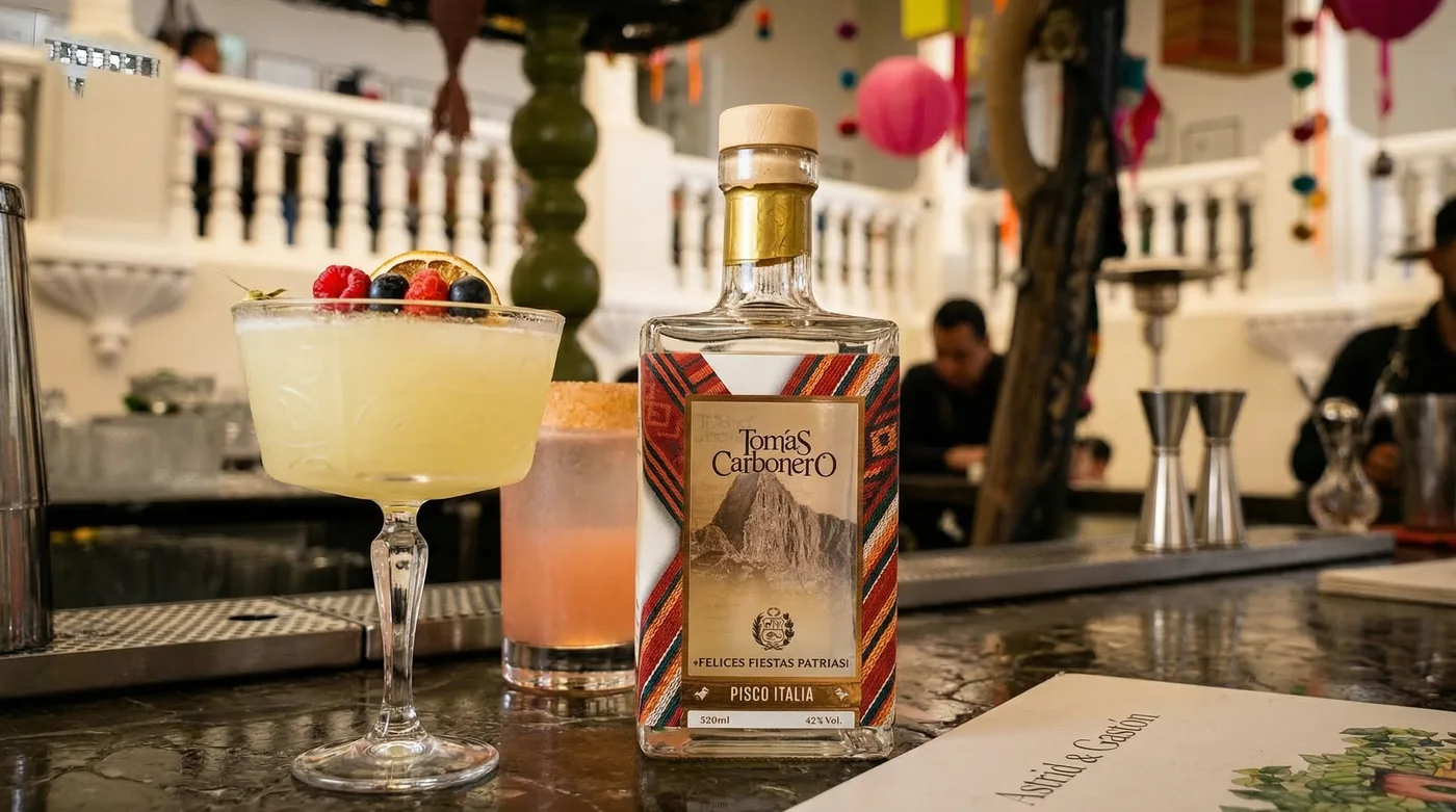 Pisco Tomás Carbonero en Astrid & Gastón